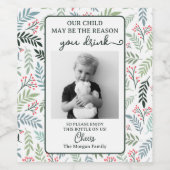 Funny Teacher Gift Wine Label - kerstcadeau Wijn Etiket (Enkel label)