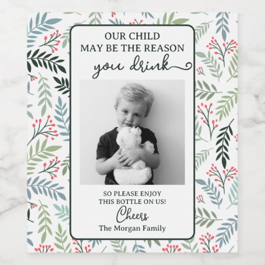 Funny Teacher Gift Wine Label - kerstcadeau Wijn Etiket (Enkel label)