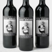 Funny Teacher Gift Wine Label Wijn Etiket