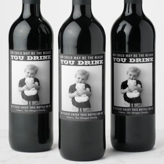 Funny Teacher Gift Wine Label Wijn Etiket