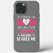 Funny Teacher Mam, leraar Mam Funny Case-Mate iPhone Case (Achterkant)