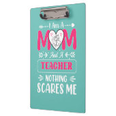 Funny Teacher Mam, leraar Mam Funny Klembord (Links)