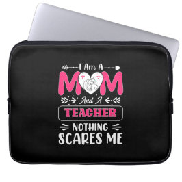 Funny Teacher Mam, leraar Mam Funny Laptop Sleeve