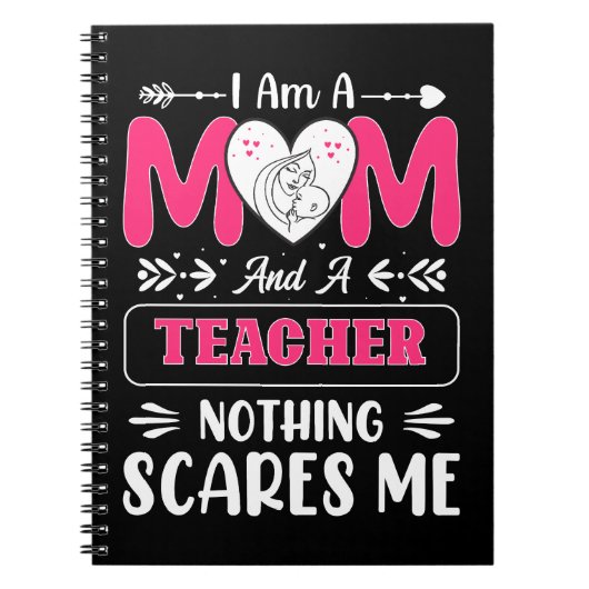 Funny Teacher Mam, leraar Mam Funny Notitieboek (Voorkant)
