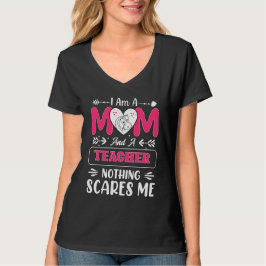 Funny Teacher Mam, leraar Mam Funny T-shirt