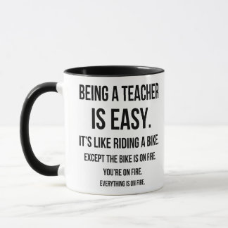Funny Teacher Mok, Teacher Gift Idea Mok
