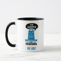 Funny Teacher Mokken - Blue Grateful Grater Custom