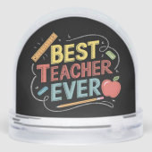 Funny Teacher Not All Heroes Wear Capes Coffee Sneeuwbol (Achterkant)