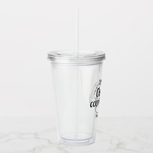 Funny Teacher Personalized Acryl Drinkbeker (Rechts)