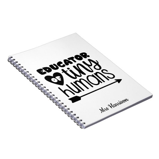 Funny Teacher personalized gift Notitieboek (Rechterzijde)