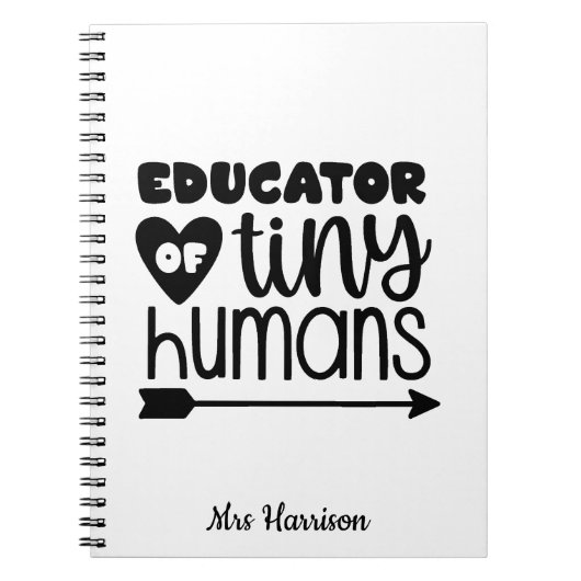 Funny Teacher personalized gift Notitieboek (Voorkant)