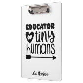 Funny Teacher personalized gift Notitieboek Klembord (Links)