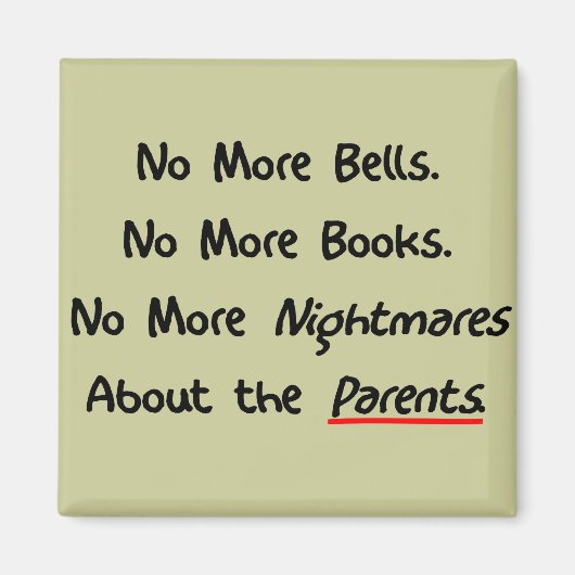 Funny Teacher Retirement Gifts Magneet (Voorkant)