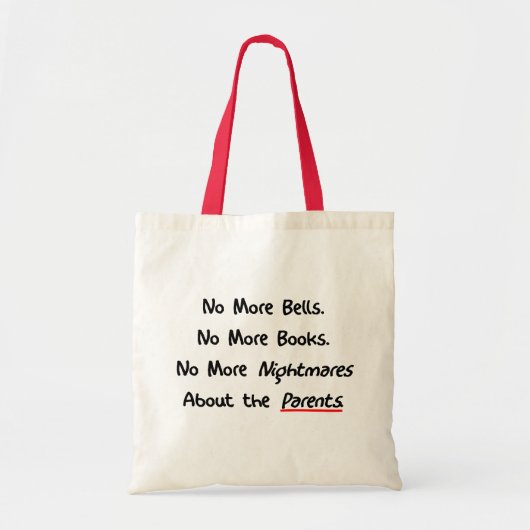 Funny Teacher Retirement Gifts Tote Bag (Voorkant)