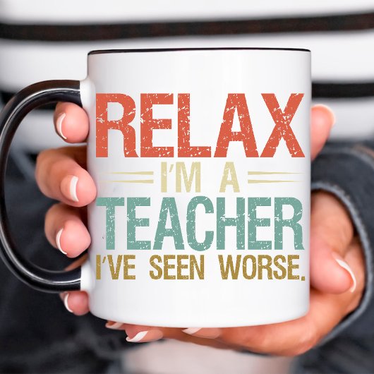 Funny Teacher Retirement Retro  Coffee Mok
