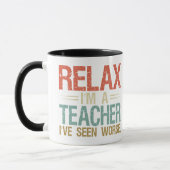 Funny Teacher Retirement Retro  Coffee Mok (Links)