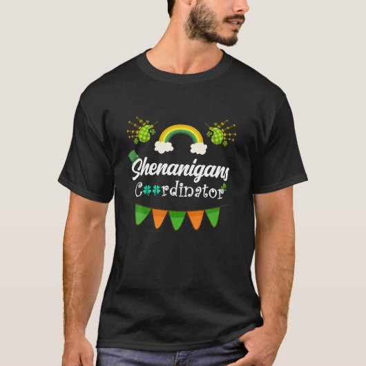 Funny Teacher Shenanigan Coordinator St. Patrick D T-shirt (Voorkant)