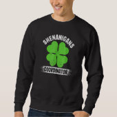 Funny Teacher St Patrick's Day Irish Shenanigans C Trui (Voorkant)