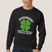 Funny Teacher St Patrick's Day Irish Shenanigans C Trui (Voorkant)