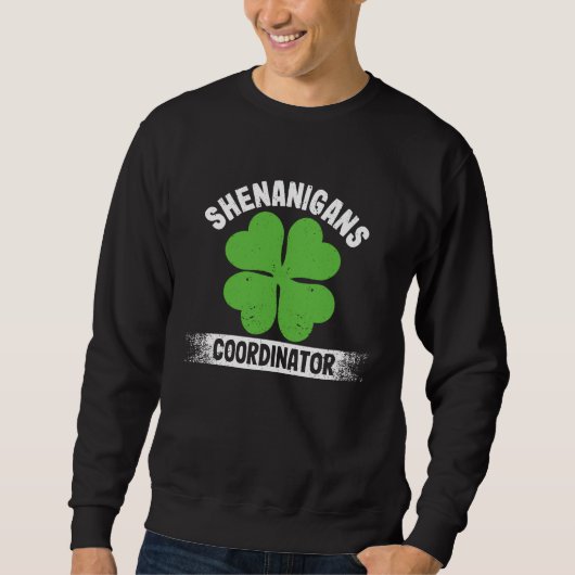 Funny Teacher St Patrick's Day Irish Shenanigans C Trui (Voorkant)