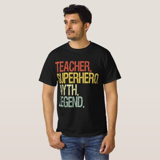 Funny teacher  t-shirt (Voorkant volledig)