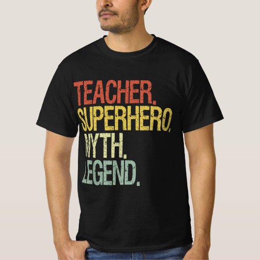 Funny teacher  t-shirt (Voorkant)