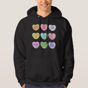 Funny Teacher Valentijnsdag Conversation Heart Sc Hoodie