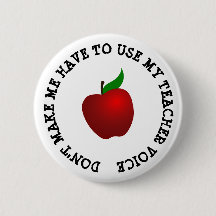 Funny Teacher Voice en Apple Button