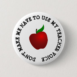 Funny Teacher Voice en Apple Button