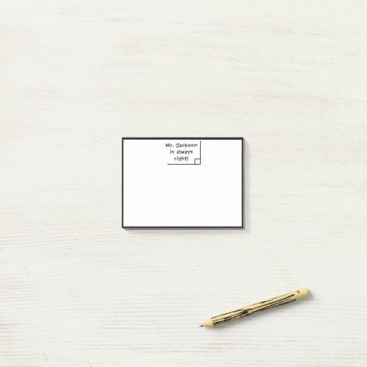 Funny Teacher Wiskunde School Humor Post-it® Notes (Op bureau)