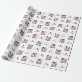 Funny Teacher Wrapping Paper - spectaculaire leraa Cadeaupapier (Uitgerold)