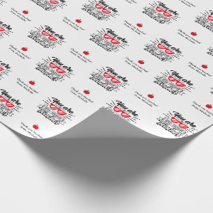Funny Teacher Wrapping Paper - spectaculaire leraa Cadeaupapier