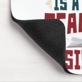 Funny Teaching Assistant Achter elke goede leraar Muismat (Hoek)