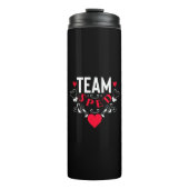 Funny Team besteedde decoratief sierlijk Thermosbeker (Voorkant)