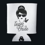 Funny Team Bride Gift for Bachelorette Party Blikjeskoeler<br><div class="desc">A perfect gift to make your wedding, marriage, stag or hen night bachelorette celebration party extra special and give your guests, BFF or bridesmaids something to remember!* Planning your or your best friend's marriage, wedding, stag do, hen night, bachelorette party or celebration? Then this funny, vintage Team Bride gift is...</div>