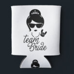 Funny Team Bride Gift for Bachelorette Party Blikjeskoeler<br><div class="desc">A perfect gift to make your wedding, marriage, stag or hen night bachelorette celebration party extra special and give your guests, BFF or bridesmaids something to remember!* Planning your or your best friend's marriage, wedding, stag do, hen night, bachelorette party or celebration? Then this funny, vintage Team Bride gift is...</div>