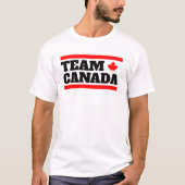 Funny Team Canada Squad Maple Leaf Canadian Flag C T-shirt (Voorkant)