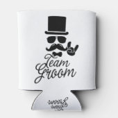 Funny Team Groom Gift voor Bachelor Party Blikjeskoeler (Achterkant)