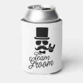 Funny Team Groom Gift voor Bachelor Party Blikjeskoeler (Blikje Achterkant)