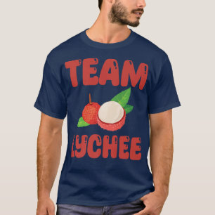 Funny Team Lychee-tropische fruitboomklep T-shirt