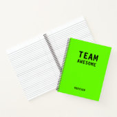 Funny Team Persoonlijke Nota's Vergadering van de  Notitieboek (Binnen)