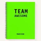 Funny Team Persoonlijke Nota's Vergadering van de  Notitieboek (Voorkant)