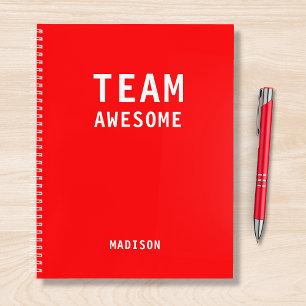 Funny Team Persoonlijke Nota's Vergadering van de Notitieboek