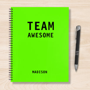 Funny Team Persoonlijke Nota's Vergadering van de Notitieboek