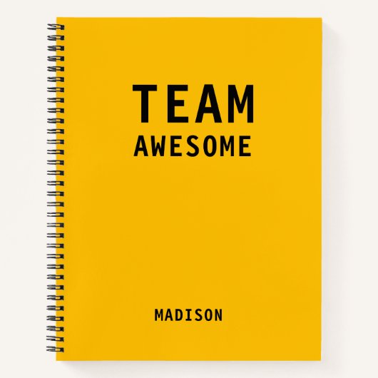 Funny Team Persoonlijke Nota's Vergadering van de  Notitieboek (Voorkant)