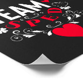 Funny Team Sped Decorative Ornamental Poster (Hoek)