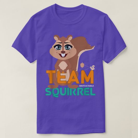Funny Team Squirrel T-shirt (Design voorkant)