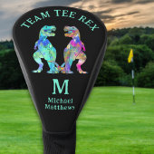 Funny Team Tee Rex Dinosaur Joke Custom Monogram Golfheadcover