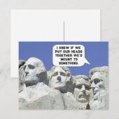 Funny Teamwork Briefkaart (Voorkant / Achterkant)