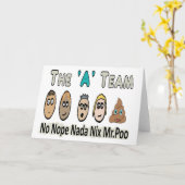 Funny Teamwork Kaart (Gele Bloem)